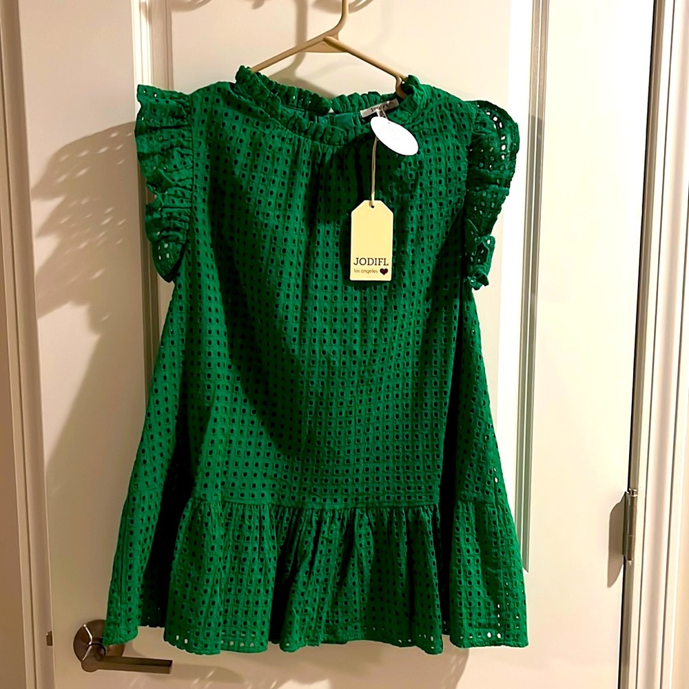 Eyelet blouse